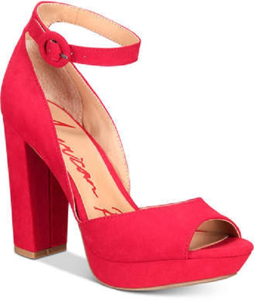 Sandálias femininas American Rag Reeta com salto bloco e plataforma, tamanho M