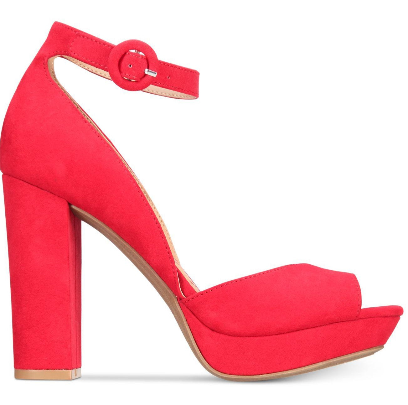 Sandálias femininas American Rag Reeta com salto bloco e plataforma, tamanho M