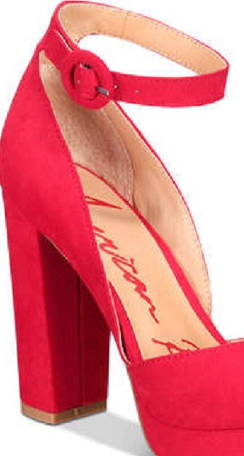 Sandálias femininas American Rag Reeta com salto bloco e plataforma, tamanho M