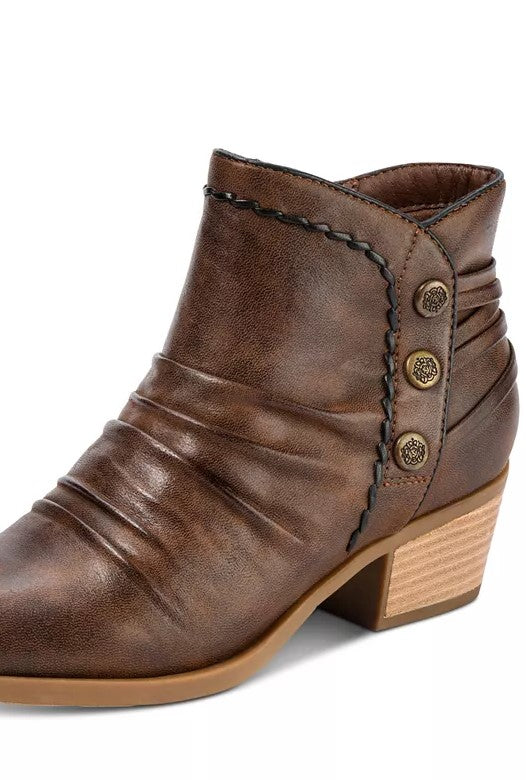 Botas femininas Baretraps Bethany, marrom, tamanho 5,5 M