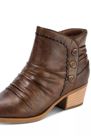 Botas femininas Baretraps Bethany, marrom, tamanho 5,5 M