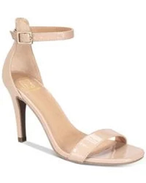 Material Girl Blaire Sandálias Femininas de Duas Peças Bege Tamanho 8,5 L