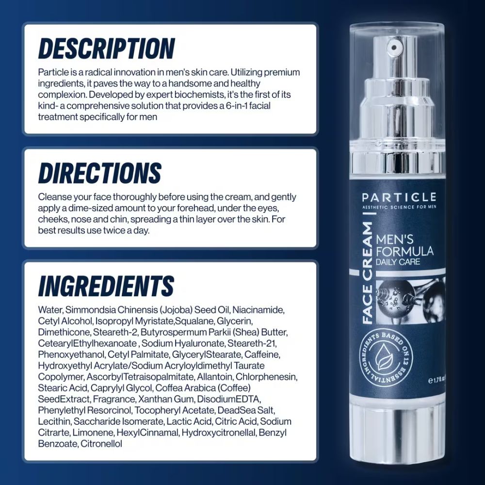Particle Men's Face Cream The 6-in-1 Anti-aging Cream