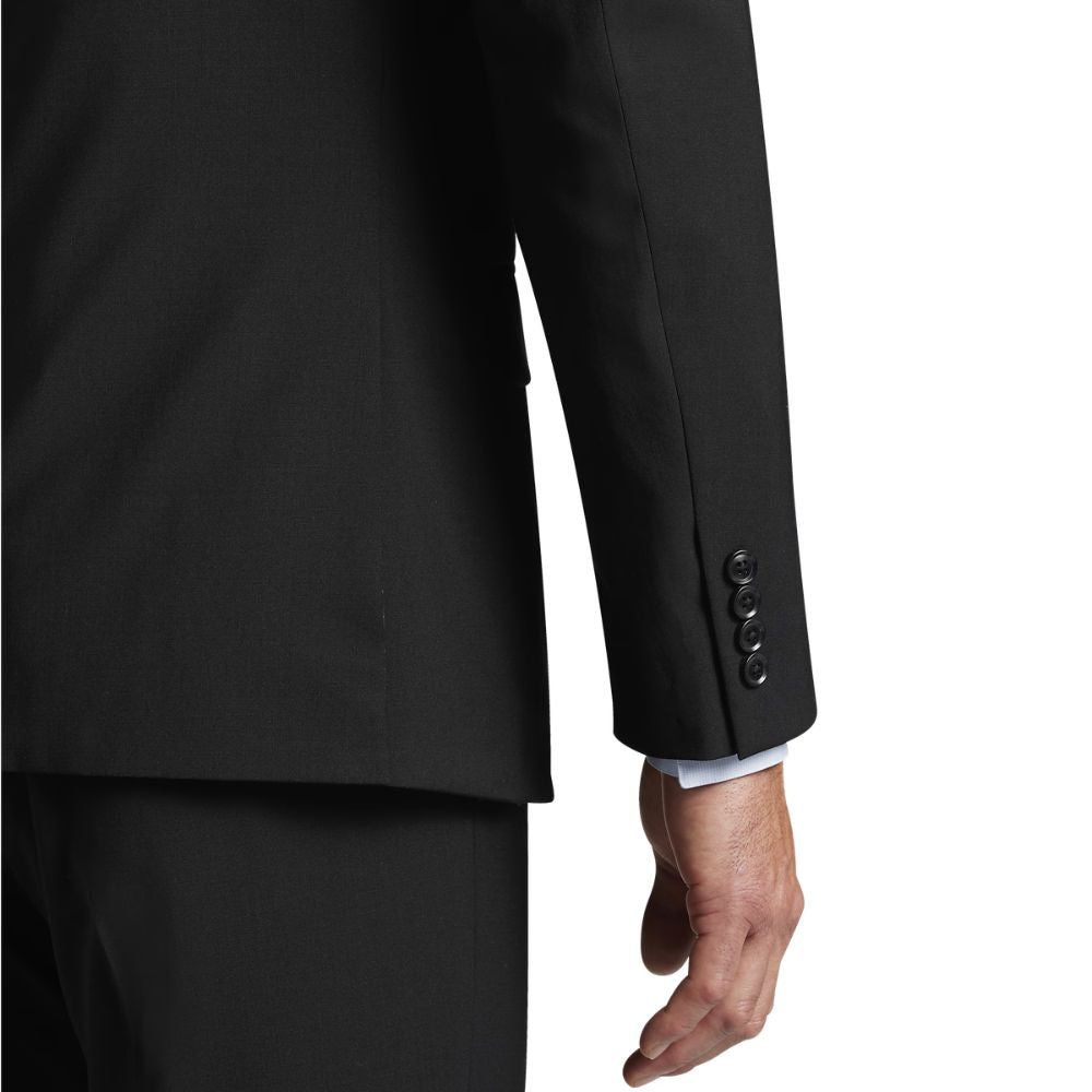 Calvin Klein Slim Fit Wool Blend Suit Jacket Black