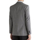 Ted Baker Jarrow Plaid Wool Sport Coat Grey Regular