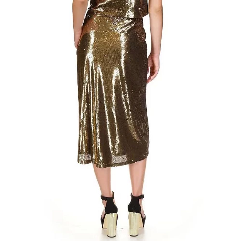 Saia midi com lantejoulas Michael Michael Kors