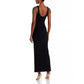Vestido longo Mannei Wishaw preto tamanho 4