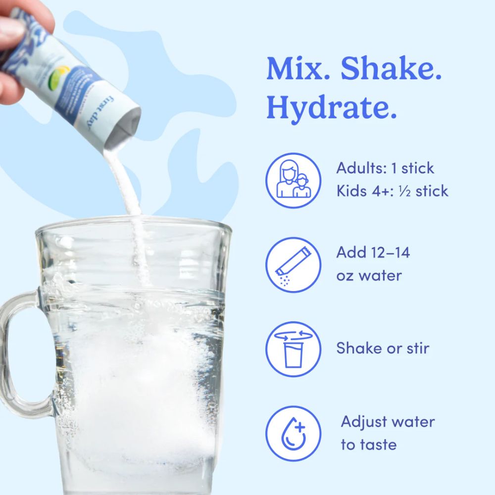 First Day Rapid Hydration Electrolyte Support