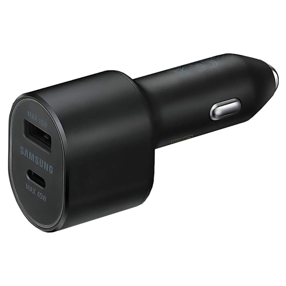 Samsung Super fast Charging 2.0 Dual port (45W-15W) Car Charger US -Black