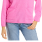 Suéter Baja de Caxemira com Gola V, Rosa, Tamanho GG, da Bloomingdale's