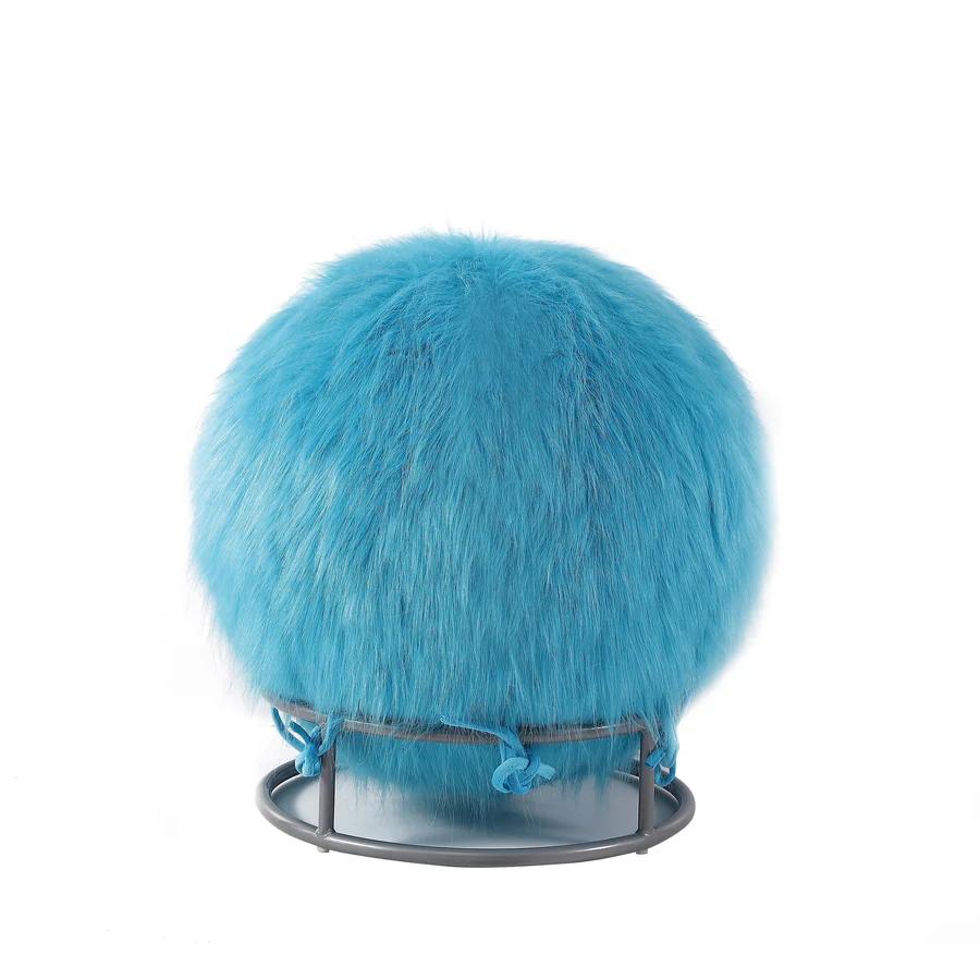 Conjunto de cadeiras de bola de ioga para exercícios de postura felpuda de 65 polegadas - 5 cores! 