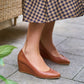 Verona Leather Wedges