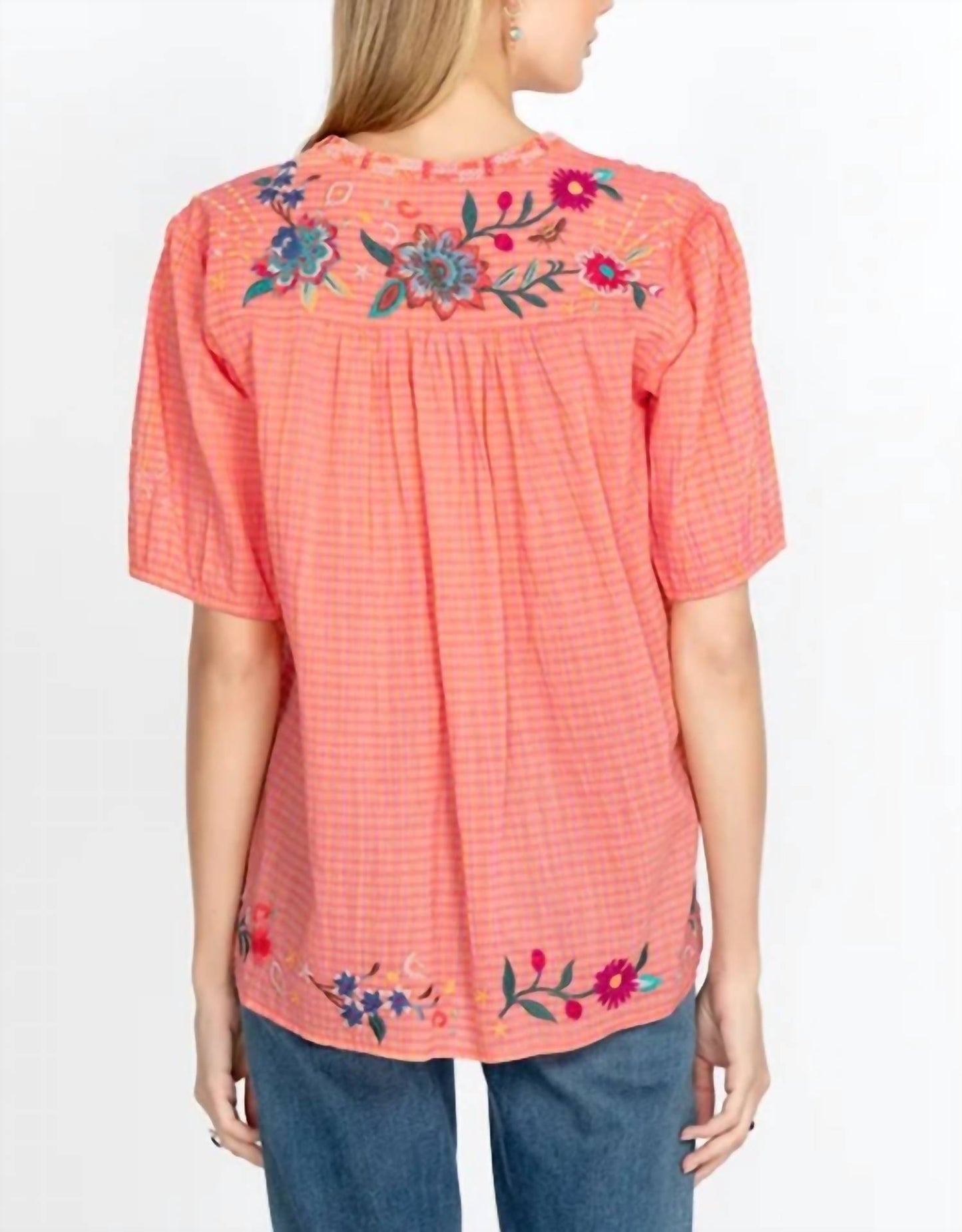 Johnny Was - OLINDA PUFF SLEEVE EFFORTLESS BLOUSE