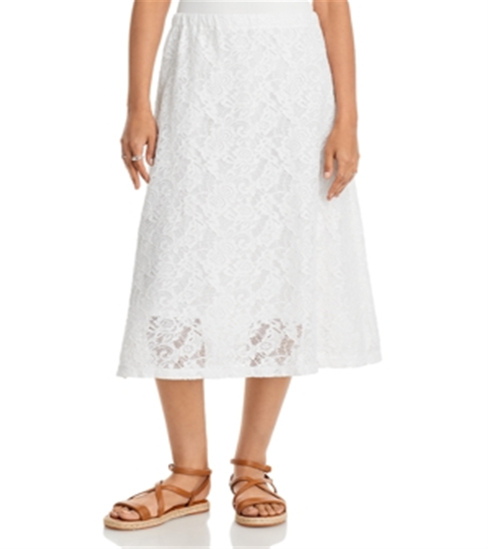 Saia Wilt Lace A Line Branca
