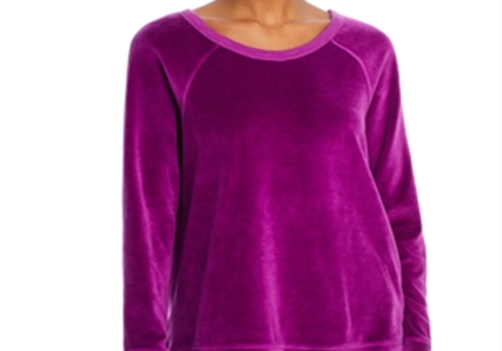 Moletom Wilt Velour Raglan Rosa