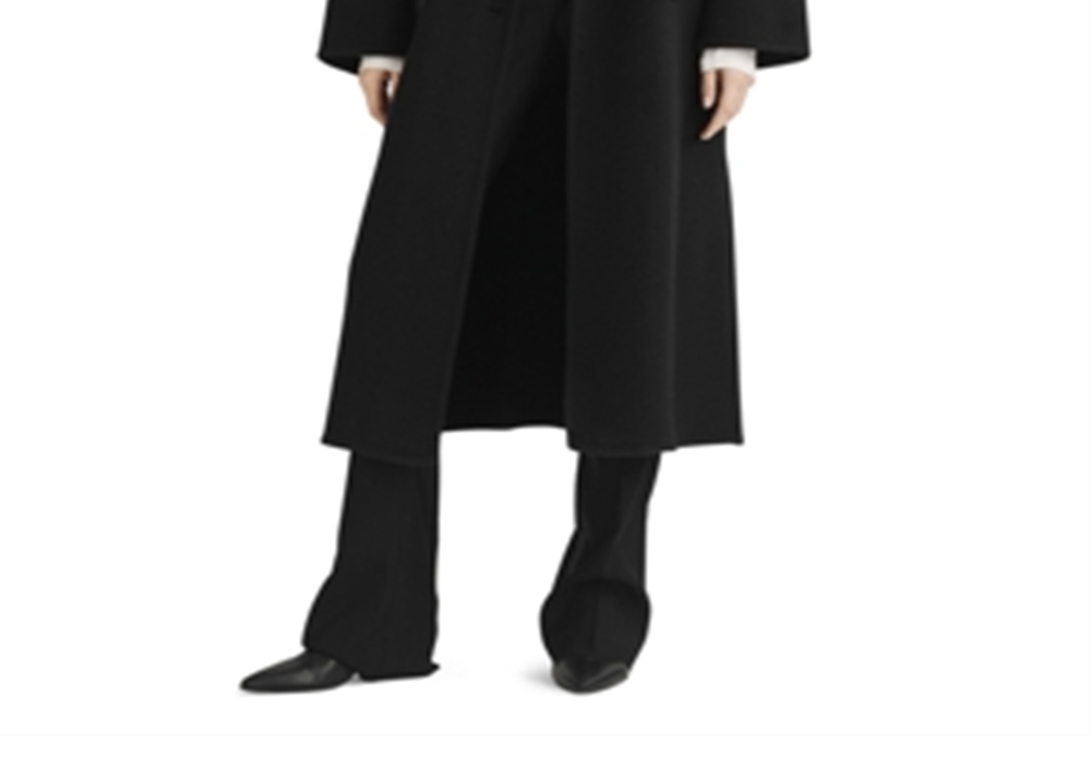 Casaco Thea de abotoamento simples preto tamanho XS