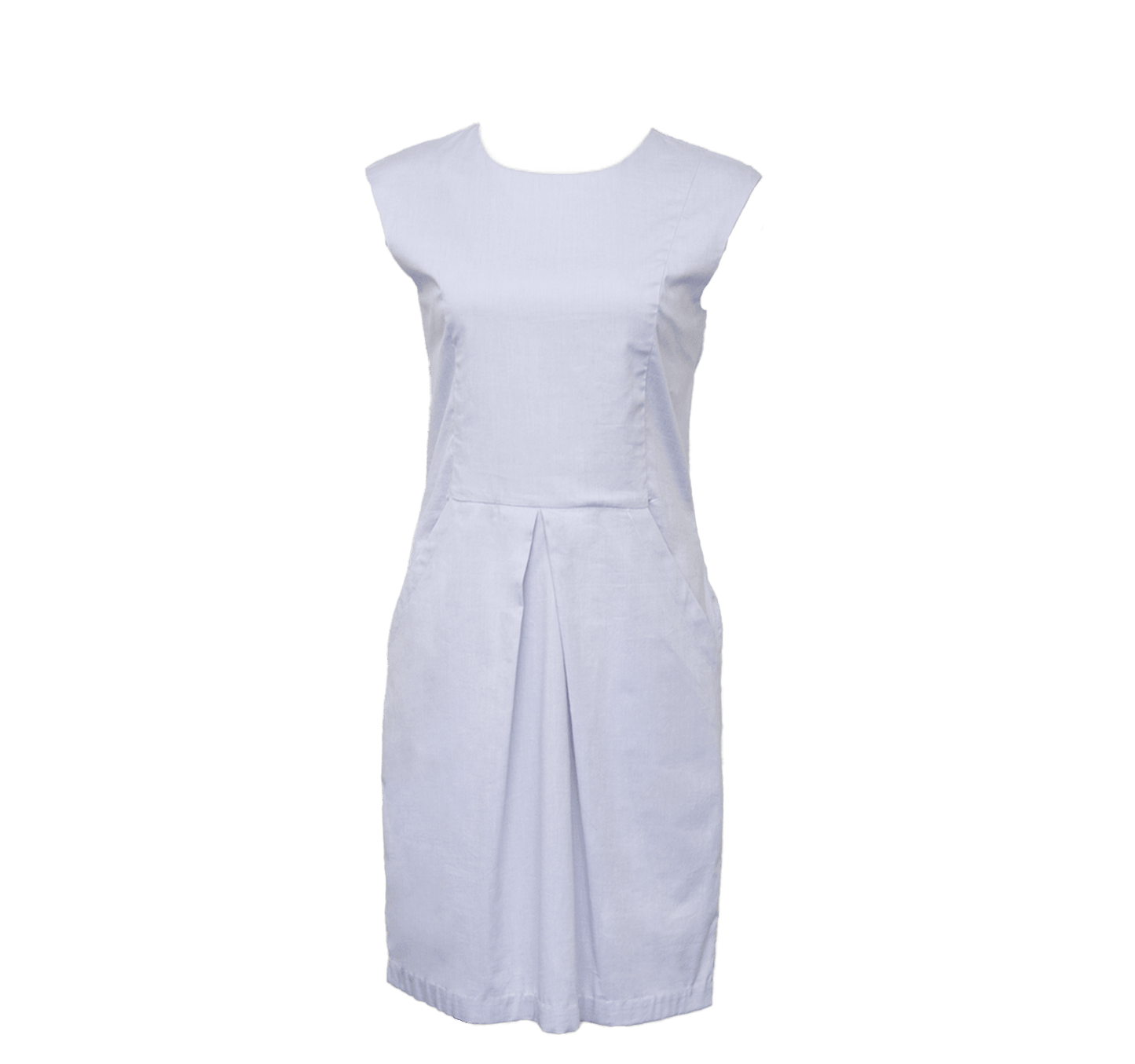 Vestido de algodão italiano Boss – Vestido elegante para escritório feminino