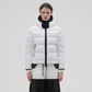 10K Nano Gloss Puffer Jacket Cropped - White