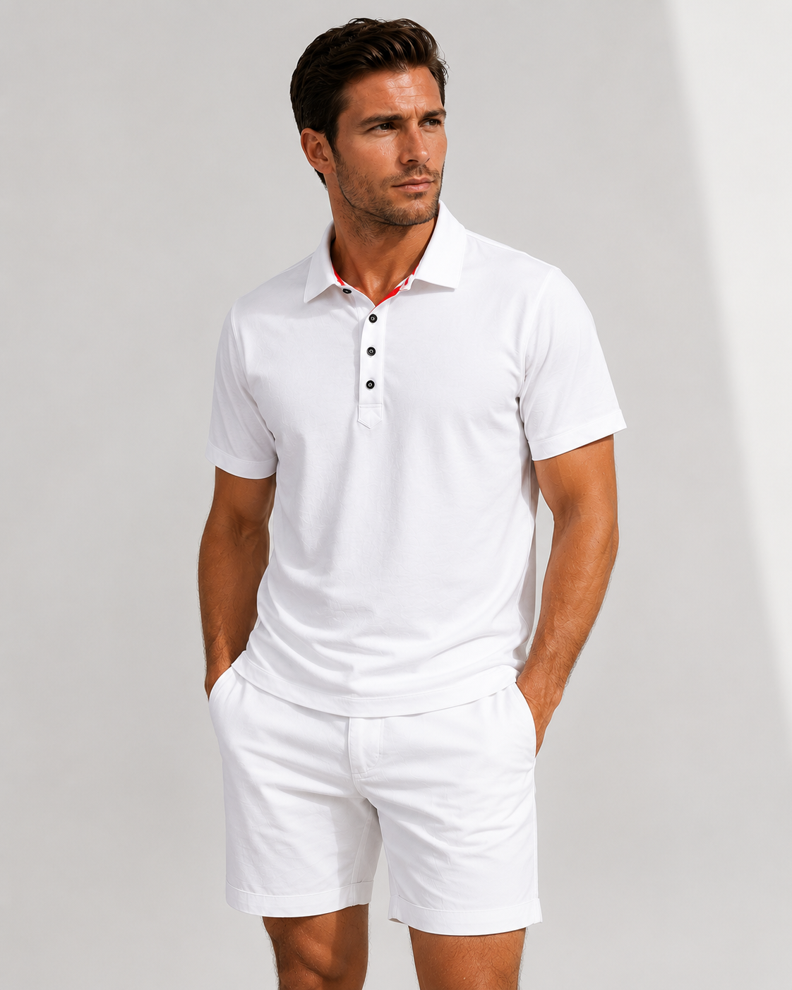Buki Polo 2-Pack - White/Julep