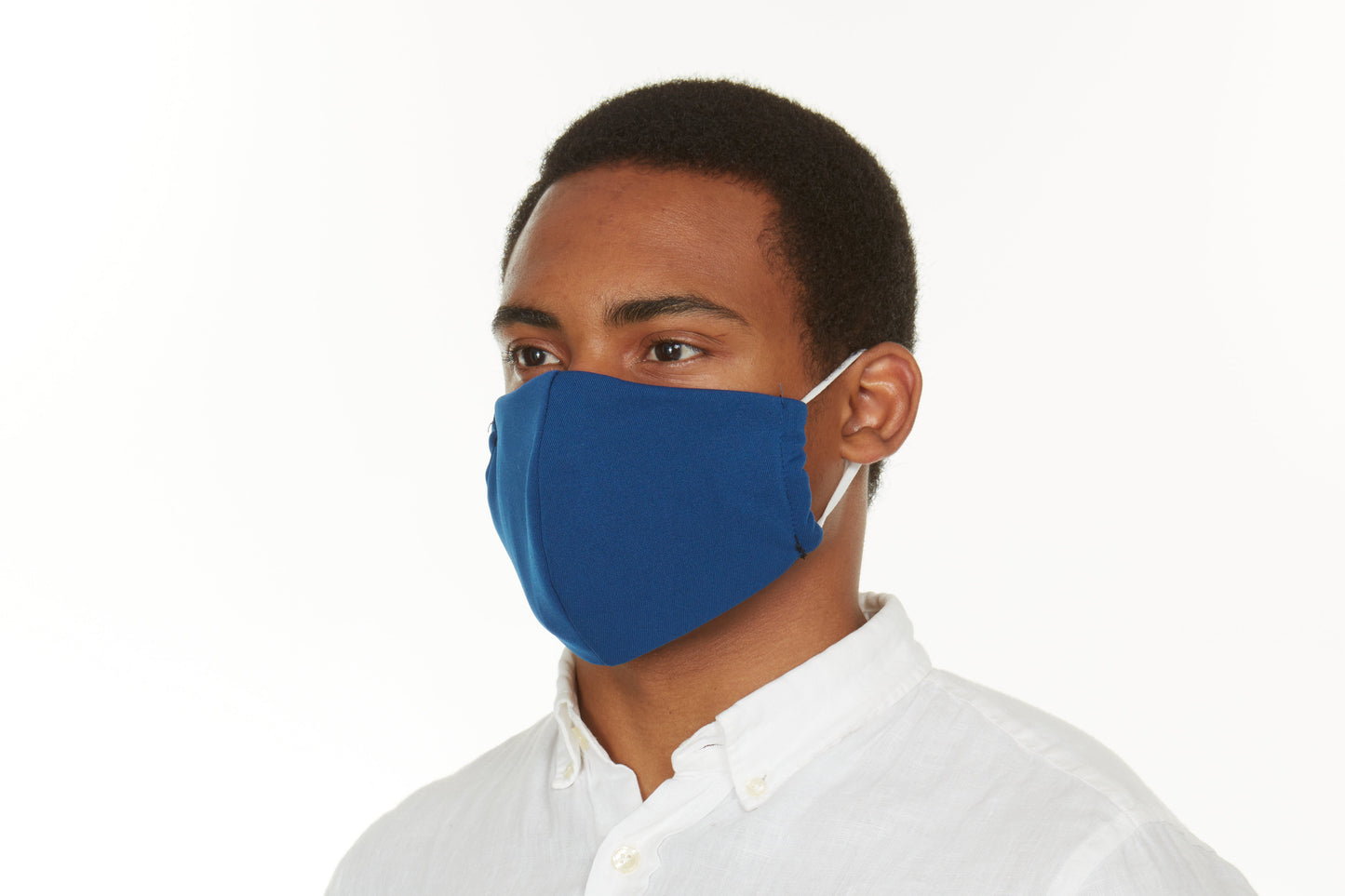 Pacote com 6: Máscaras reutilizáveis ​​masculinas laváveis ​​à máquina Mystery (3 lisas + 3 estampadas)