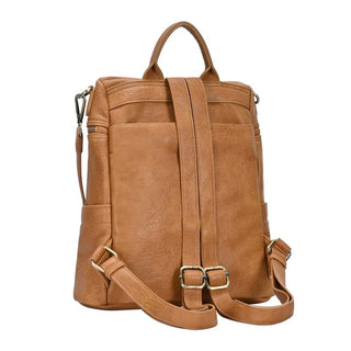 Sienna Utilitarian Shoulder Backpack Purse