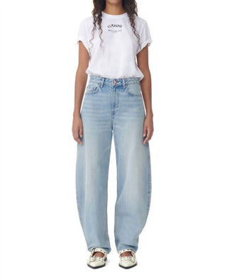 Ganni - Calça Jeans Rígida Stary