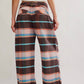 Free People - Buckle Back Plaid Bold Trousers