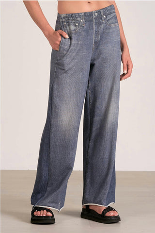 Elan - Mira Print Wide Leg Sweatpants