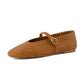 Cushionaire - Women's Bistro Woven Mary Jane Flat