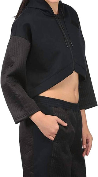 Puma - Jaqueta Quilted FZ com capuz e zíper