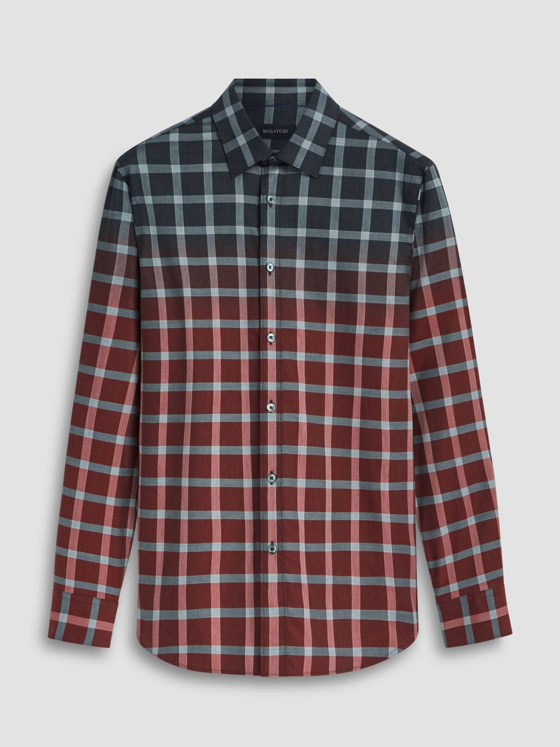 Bugatchi Uomo - Julian Gradient Windowpane Check Shirt