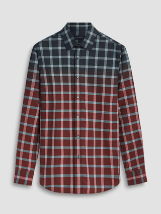 Bugatchi Uomo - Camisa Julian Gradient Windowpane Check