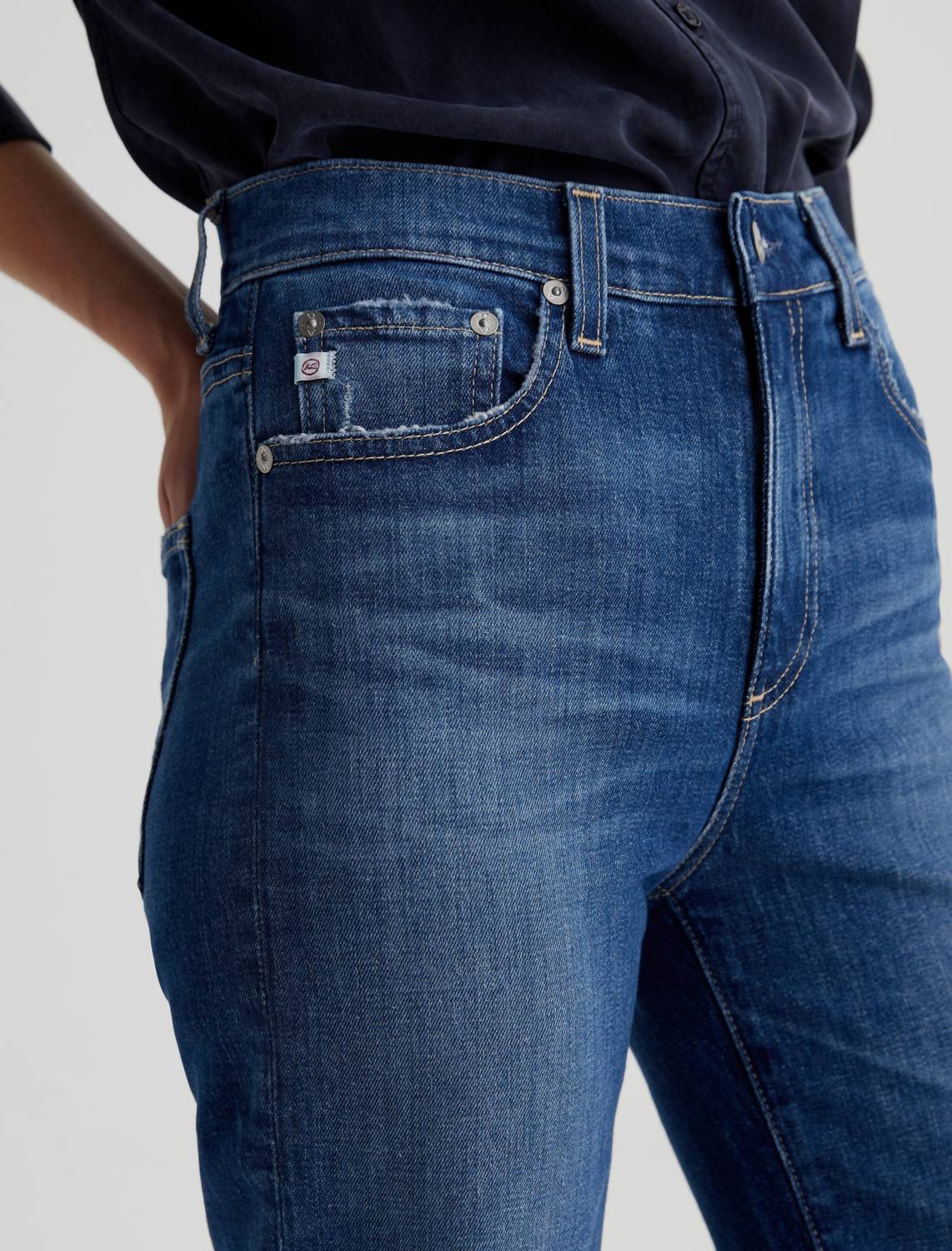 Ag Jeans - Brinley Mid Rise Classic Straight Leg Jeans