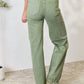Risen - Women's Full Size Raw Hem Wide-leg Jeans