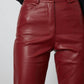 Judy Blue - Leather Tummy Control High Waisted Straight Jeans