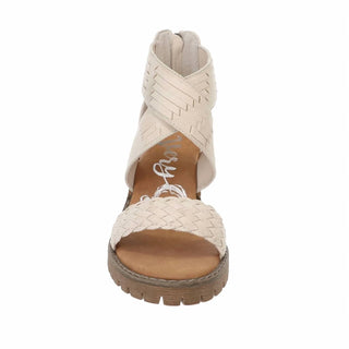 Very G - Sandália feminina Vana com salto em relevo