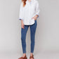 Charlie B - Drop Shoulder Long Sleeve Top