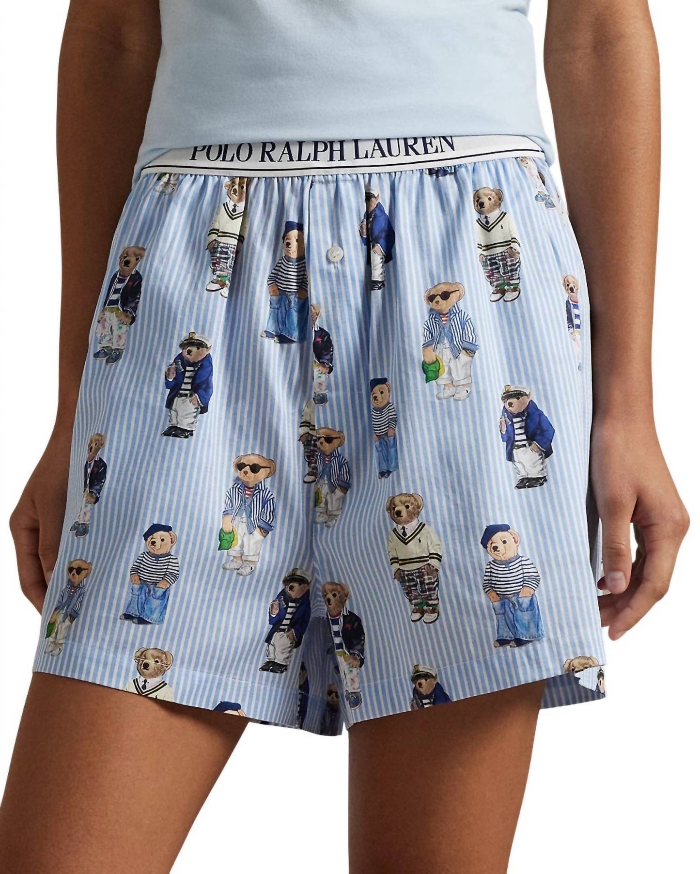 Polo Ralph Lauren - Bear Striped Cotton Boxer