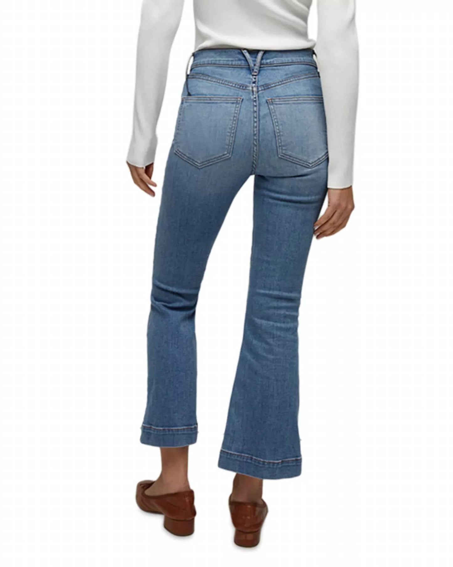 Veronica Beard - Carson High Rise Ankle Flare Jeans