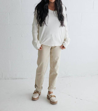 Free People - Suéter com punho de cabo oscilante