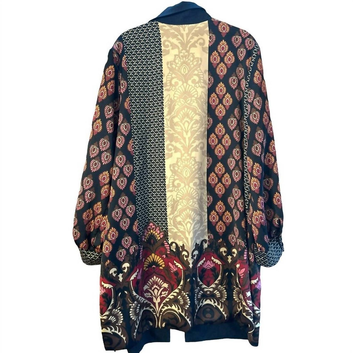 Chico'S - Women's Mixed Print Duster Jacket