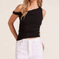 Bobi - Twist Off The Shoulder Top
