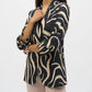 Joseph Ribkoff - Abstract Print Straight Blazer