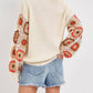Bibi - Crochet sleeve sweater