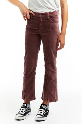 Tractr - Calça Bootcut de Cintura Alta para Menina