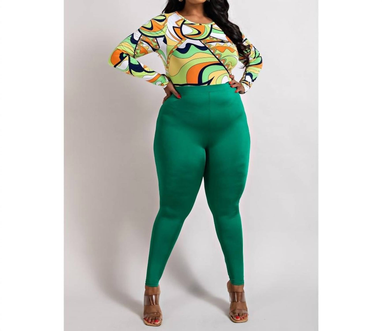 The Curve La - Plus Size High Rise Leggings