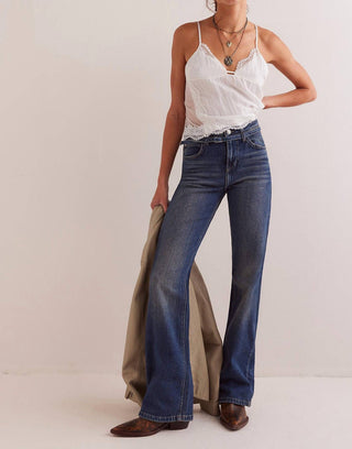 Free People - We The Free Sabine Slim A-Line Jeans