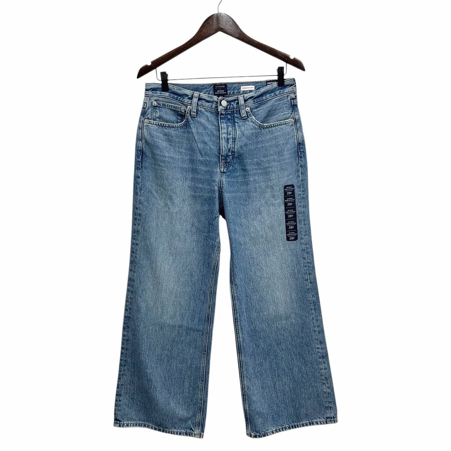 J.Crew - Premium Edition Vintage Wide-leg Jean With Button Fly