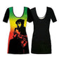 Bob Marley - Teen's Guitar Ombre Mini Dress