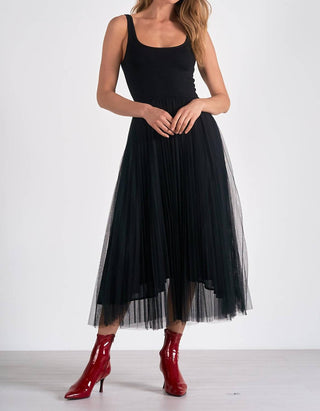 Elan - Mixed Media Dress